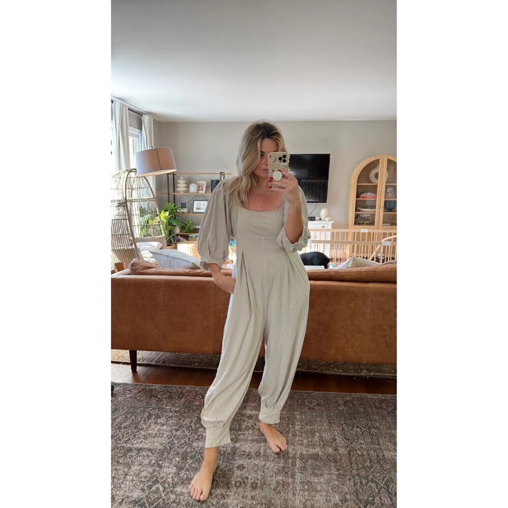 FREE PEOPLE Lotta Love Romper in Aloe Wash Size X-Small NWT